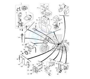 XJ6-FA DIVERSION ABS 600 drawing ELECTRICAL 2