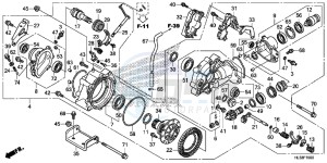 SXS700M4H Europe Direct - (ED) drawing FRONT FINAL GEAR