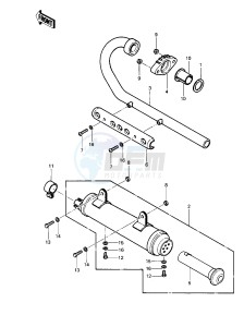 KLT 250 P [POLICE] (P1) [POLICE] drawing MUFFLER