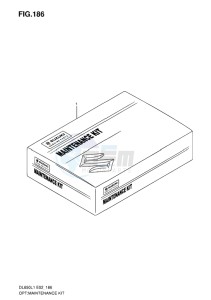 DL 650 V-STROM EU-UK drawing MAINTENANCE KIT