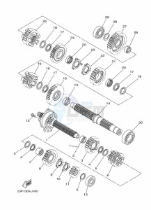 XT1200Z XT1200Z SUPER TENERE ABS (BP87) drawing TRANSMISSION