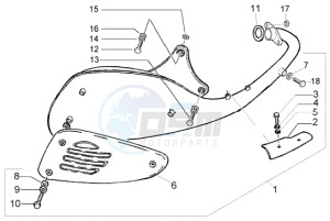 Liberty 125 Leader RST ptt(AU) Austria drawing Catalytic silencer