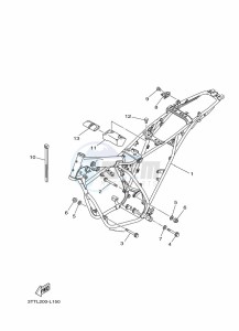 DT125 (3TTV) drawing FRAME