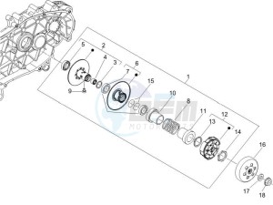 LX 125 4T drawing Driven pulley