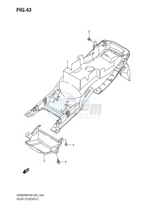 GSX650F (E2) Katana drawing REAR FENDER