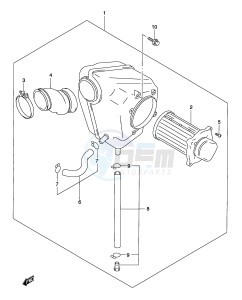 GZ250 (P19) drawing AIR CLEANER