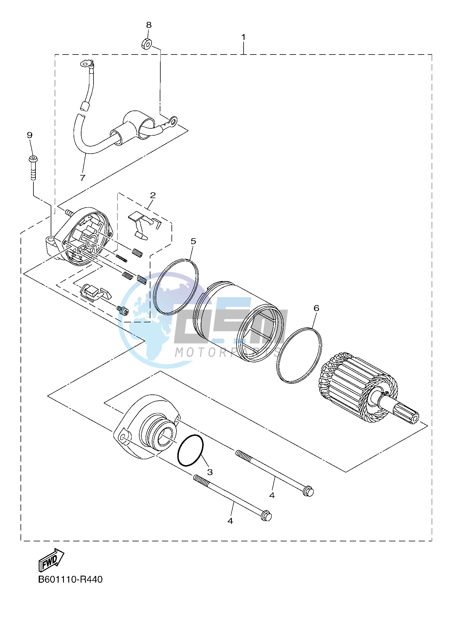 STARTING MOTOR