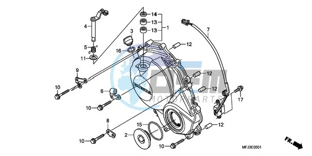 RIGHT CRANKCASE COVER (CBR600RR9,A/RA9,A)