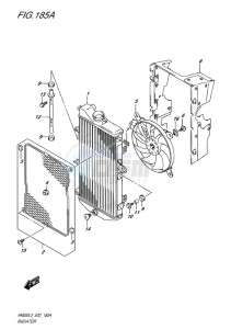 AN650Z ABS BURGMAN EXECUTIVE EU drawing RADIATOR