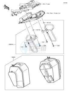 NINJA 650 EX650KHFA XX (EU ME A(FRICA) drawing Accessory(Pannier)