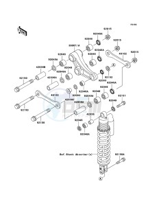 KX85_/_KX85_II KX85ABF EU drawing Suspension