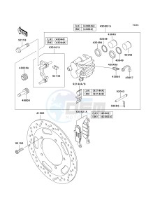 VN 1600 G [VULCAN 1600 NOMAD] (6F) G6F drawing FRONT BRAKE