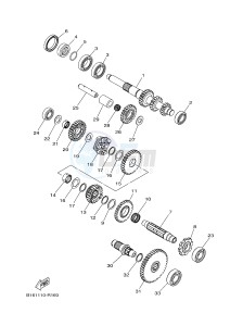 YFM700FWA YFM70GDHG GRIZZLY 700 (B305) drawing TRANSMISSION