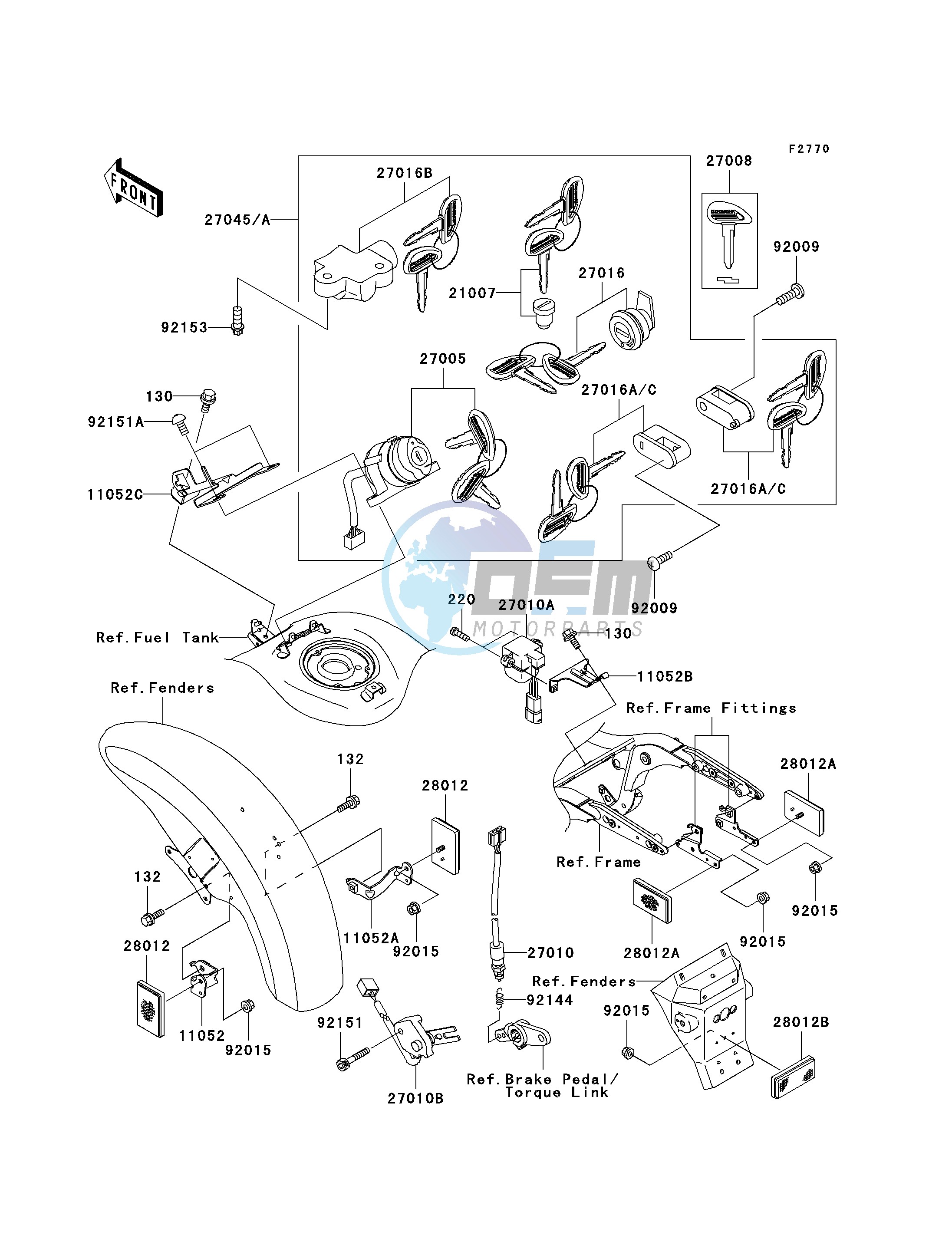 IGNITION SWITCH_LOCKS_REFLECTORS