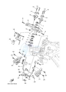 MTM850 MTM-850 XSR900 (B906) drawing STEERING