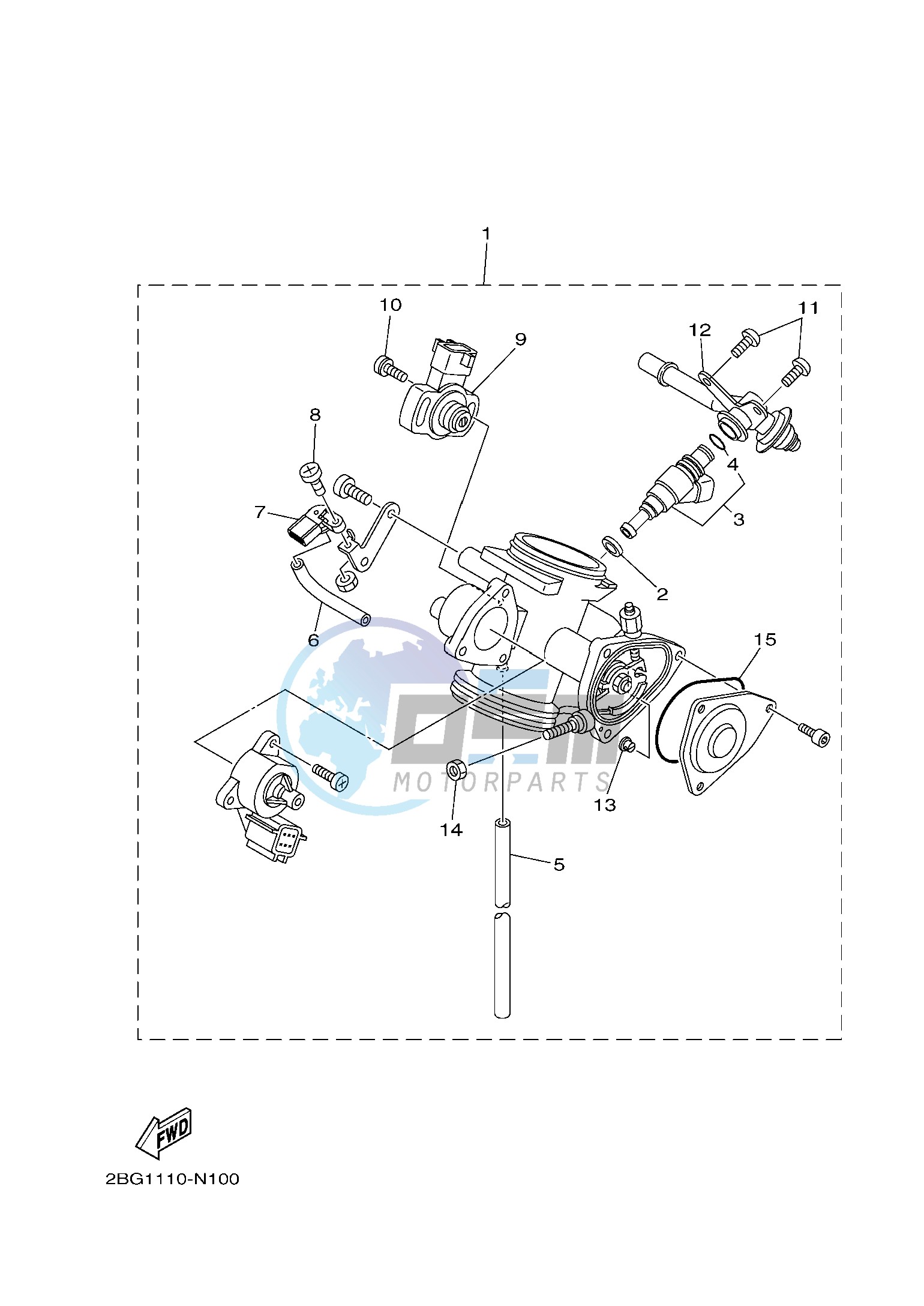 THROTTLE BODY ASSY 1