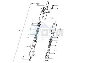 SKIPPER 4T 125-150 drawing Front Fork