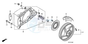 SH1509 Europe Direct - (ED / 2ED) drawing REAR WHEEL/SWINGARM (SH1259/1509)