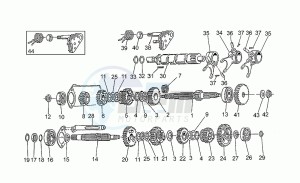 Nevada 750 drawing Gear box