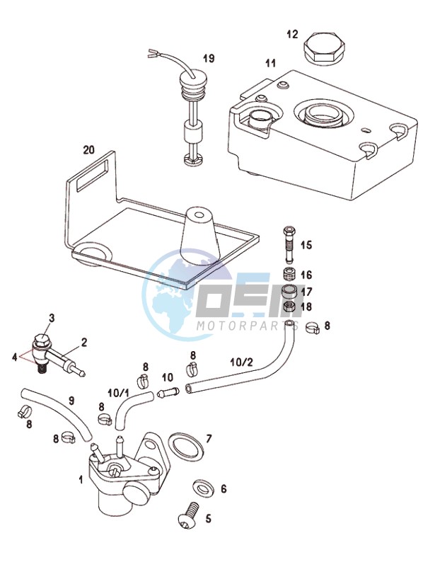 Oil pump-oil tank