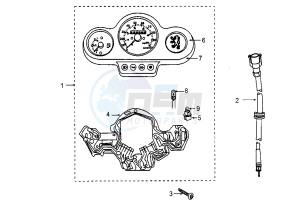 SPEEDFIGHT ARIA CATALYC - 50 cc drawing METER