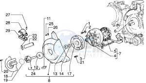 DNA 125 drawing Flywheel magneto