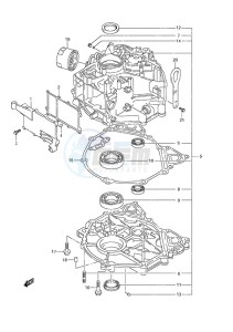 DF 25 V-Twin drawing Cylinder Block