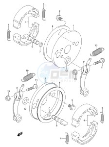 LT-Z50Z drawing FRONT BRAKE