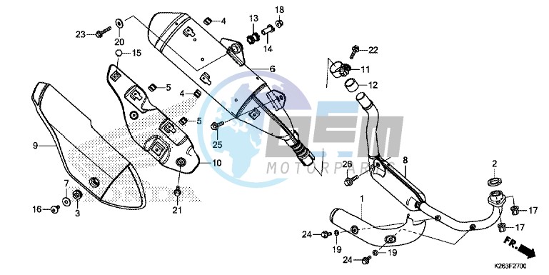 EXHAUST MUFFLER