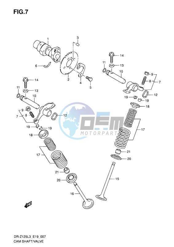 CAM SHAFT - VALVE