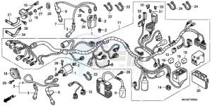 VT750CA9 Europe Direct - (ED / MME) drawing WIRE HARNESS