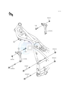 EL 250 E [ELIMINATER 250] (E1-E4) [ELIMINATER 250] drawing FRAME FITTINGS