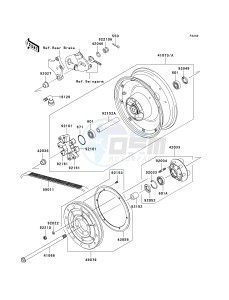 VN 900 C [VULCAN 900 CUSTOM] (7F-9FA) C9F drawing REAR WHEEL_CHAIN