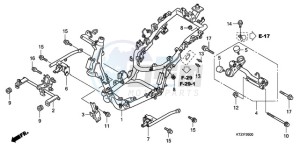 PES125R9 UK - (E / STC 2E) drawing FRAME BODY