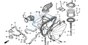 NX500 DOMINATOR drawing AIR CLEANER