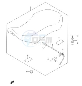 LT-Z50Z drawing SADDLE