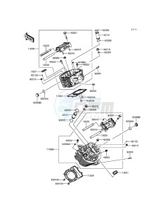 VULCAN 900 CLASSIC VN900BGF GB XX (EU ME A(FRICA) drawing Cylinder Head