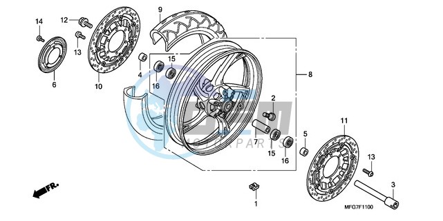 FRONT WHEEL