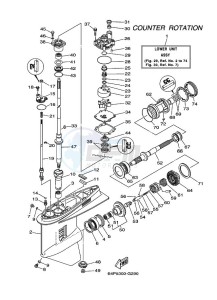 LF150TXR-2009 drawing PROPELLER-HOUSING-AND-TRANSMISSION-3