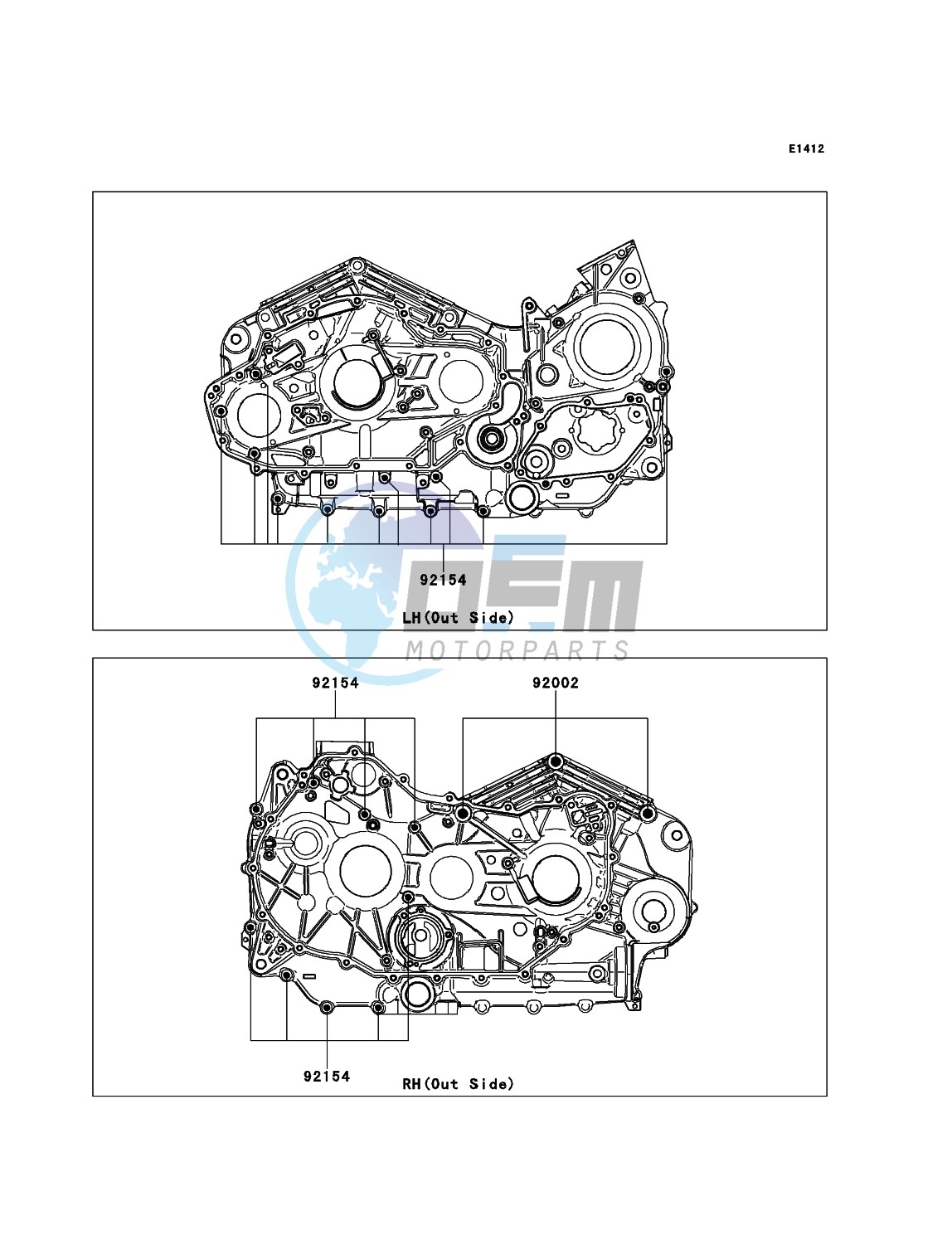 Crankcase Bolt Pattern