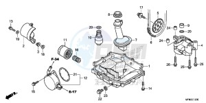 CB1000RAF CB1000R 2ED - (2ED) drawing OIL PAN/OIL PUMP