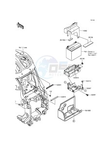 1400GTR ABS ZG1400EFF FR GB XX (EU ME A(FRICA) drawing Battery Case