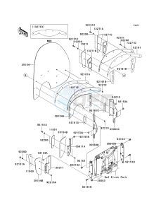 VN 1600 D [VULCAN 1600 NOMAD] (D1) D1 drawing COWLING