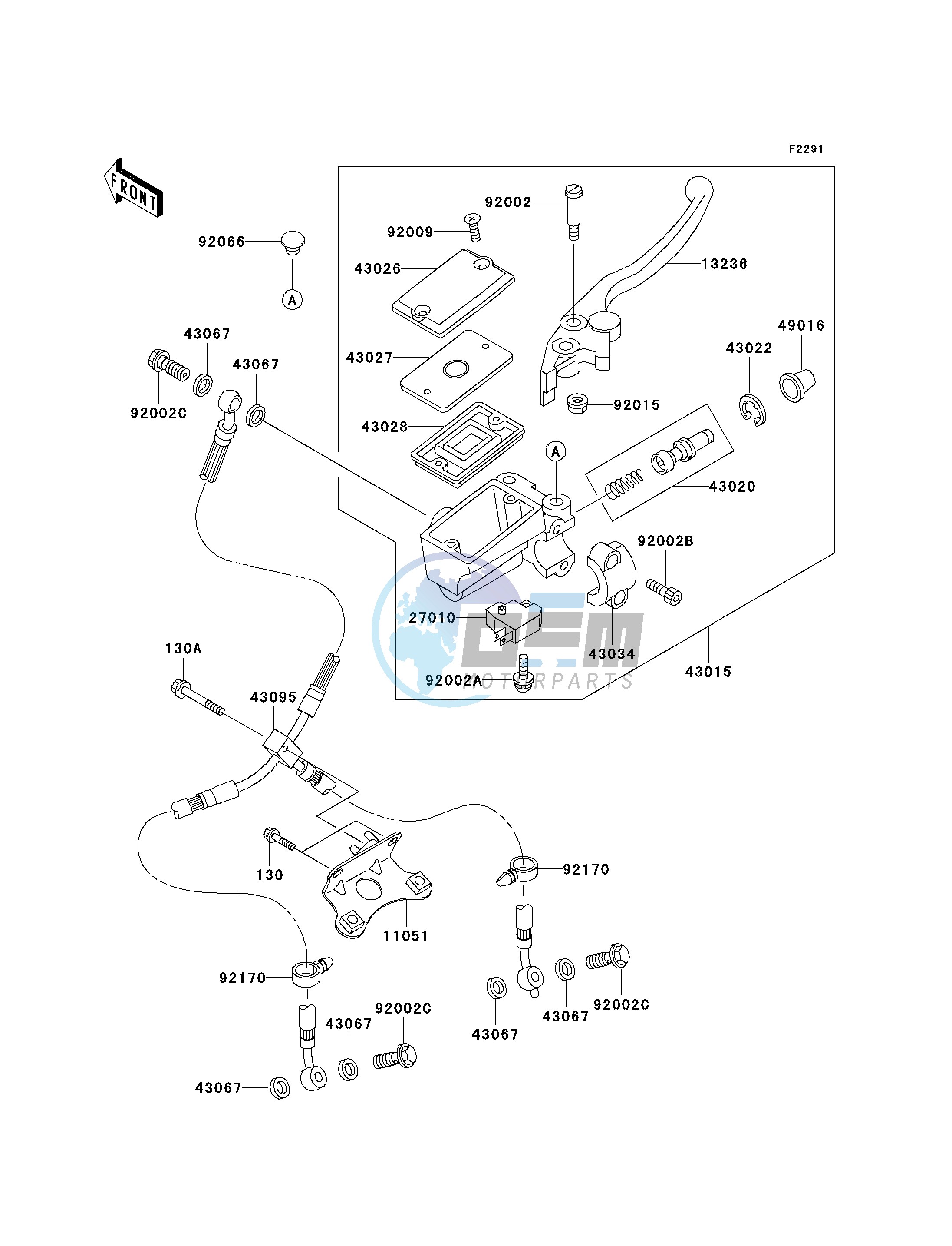 FRONT MASTER CYLINDER