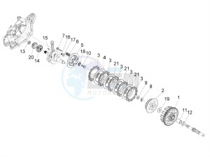 RS4 125 4T drawing Clutch