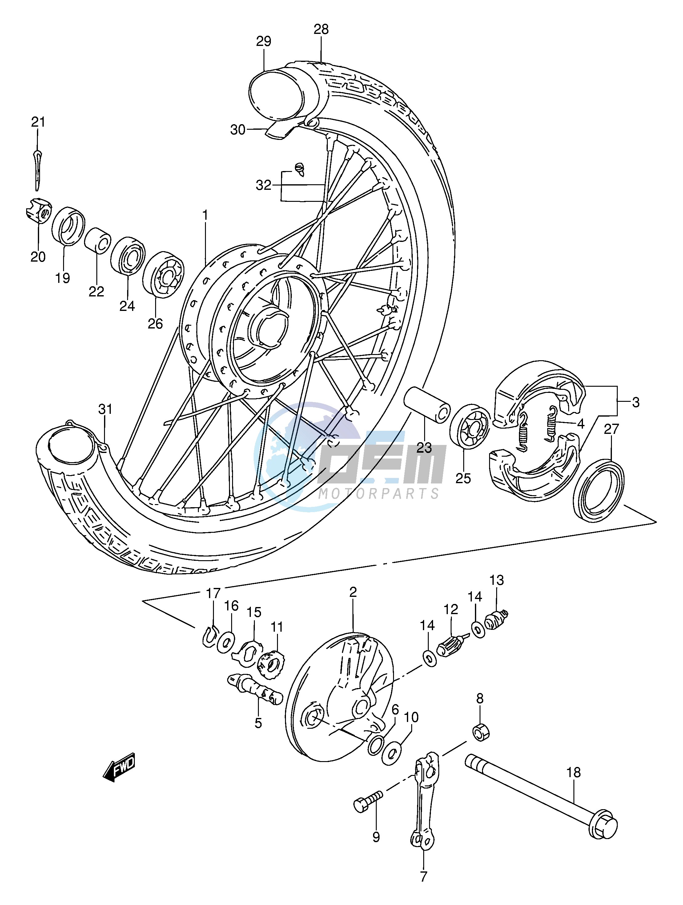 FRONT WHEEL