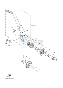 YZ125 (1SRD 1SRE 1SRF 1SRG 1SRG) drawing STARTER