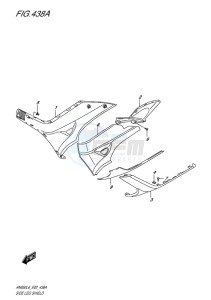 AN650 BURGMAN EU drawing SIDE LEG SHIELD