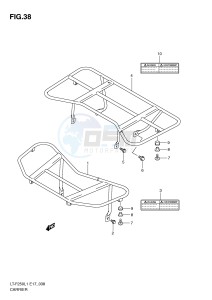 LT-F250 (E17) drawing CARRIER (LT-F250L1 E17)