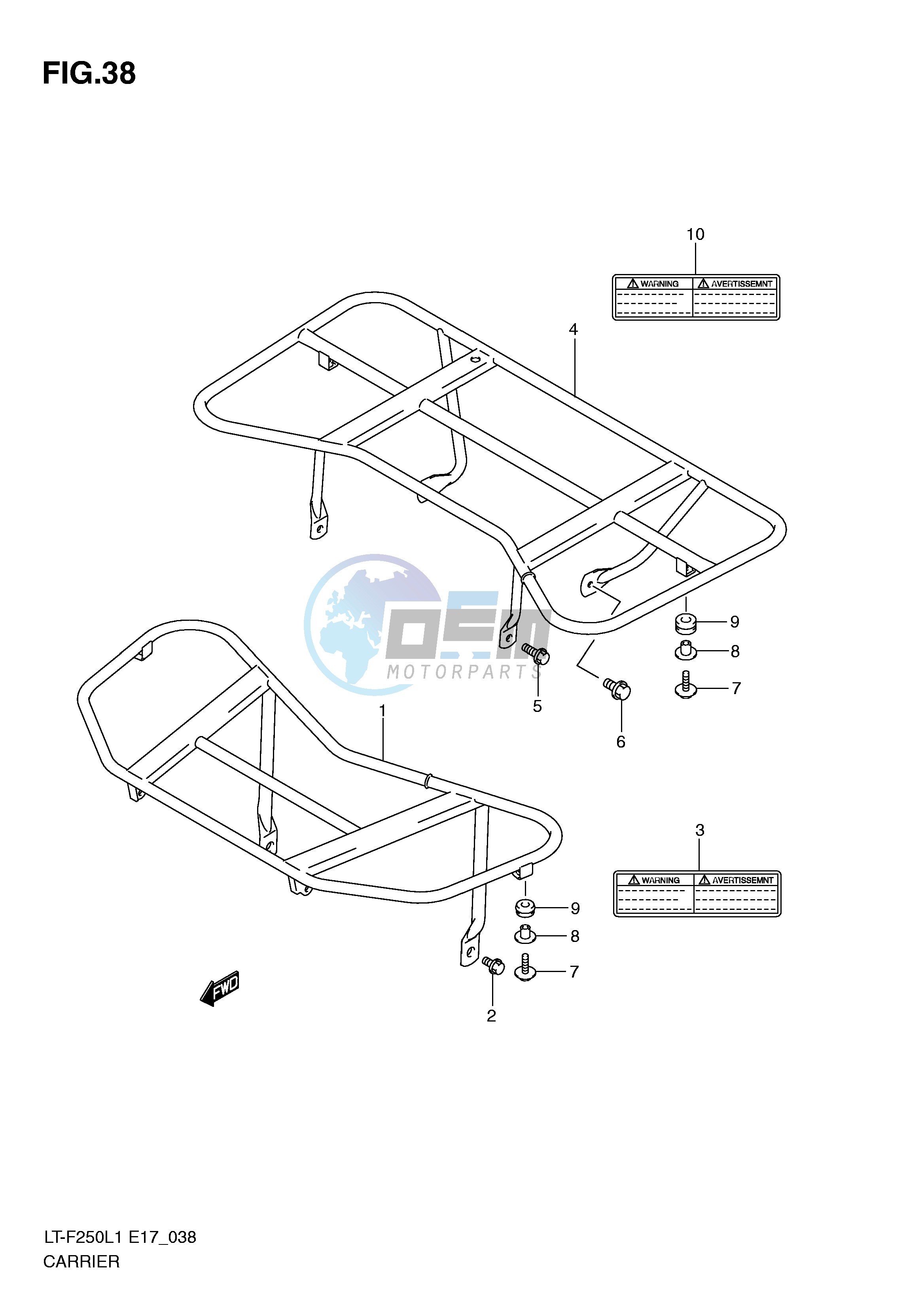 CARRIER (LT-F250L1 E17)